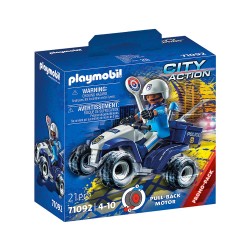 PLAYMOBIL ΑΣΤΥΝΟΜΙΚΟΣ  ΜΕ ΓΟΥΡΟΥΝΑ 4X4 71092 PLAYMOBIL ΑΣΤΥΝΟΜΙΚΟΣ  ΜΕ ΓΟΥΡΟΥΝΑ 4X4 71092