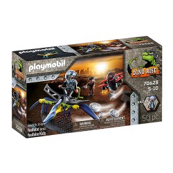 PLAYMOBIL ΠΤΕΡΟΔΑΧΤΥΛΟΣ ΚΑΙ ΜΑΧΗΤΕΣ ΜΕ DRONE 70628