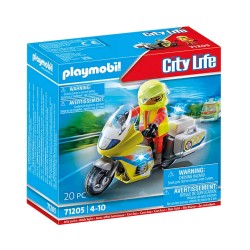 PLAYMOBIL ΔΙΑΣΩΣΤΗΣ ΜΕ ΜΟΤΟΣΥΚΛΕΤΑ 71205 PLAYMOBIL ΔΙΑΣΩΣΤΗΣ ΜΕ ΜΟΤΟΣΥΚΛΕΤΑ 71205
