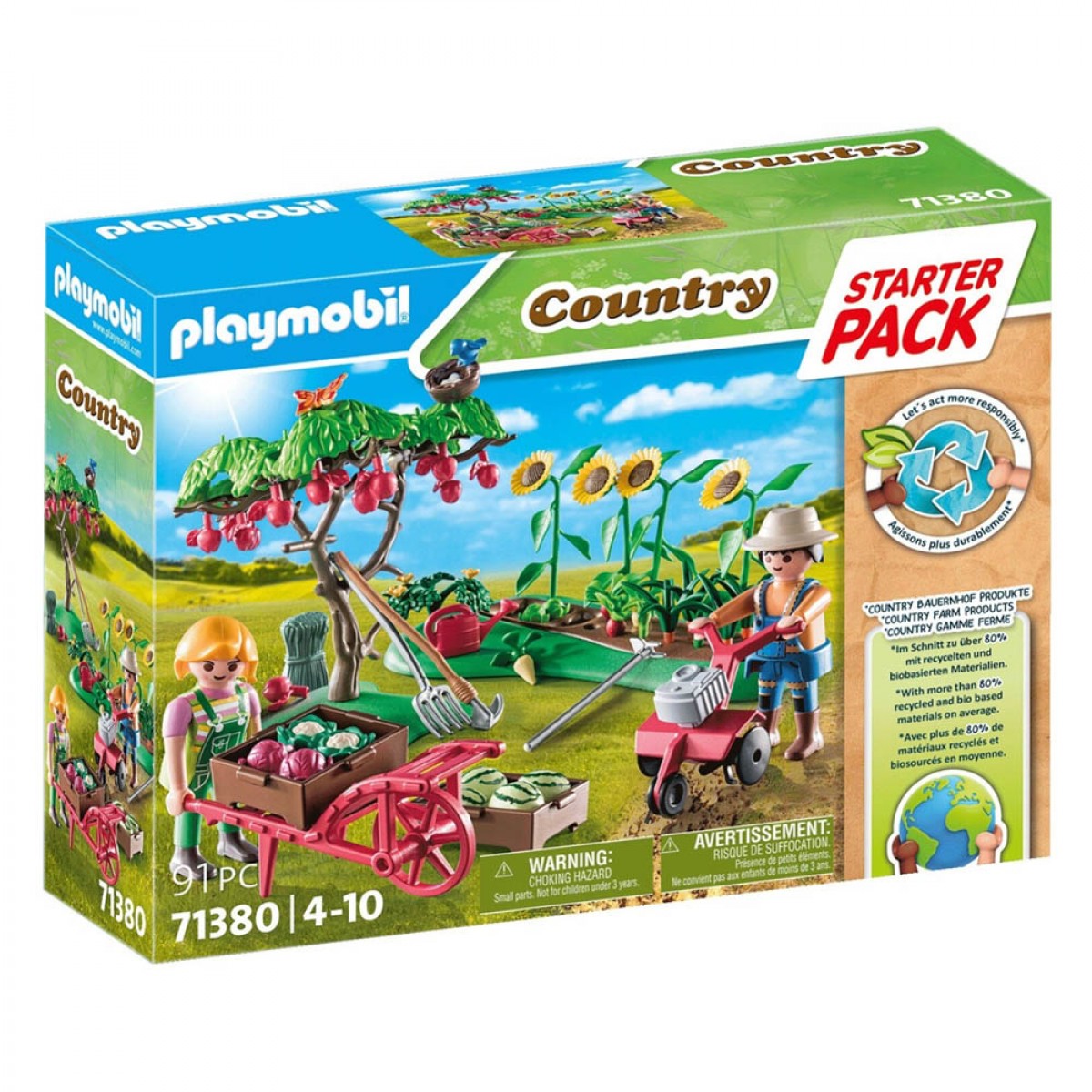 PLAYMOBIL STARTER PACK ΛΑΧΑΝΟΚΗΠΟΣ 71380 PLAYMOBIL STARTER PACK ΛΑΧΑΝΟΚΗΠΟΣ 71380