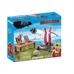PLAYMOBIL Ο ΣΚΌΡΔΟΣ ΜΕ ΚΑΤΑΠΈΛΤΗ ΠΡΟΒΆΤΩΝ 9461