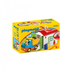 PLAYMOBIL ΦΟΡΤΗΓΟ ΜΕ ΓΚΑΡΑΖ 1.2.3 70184