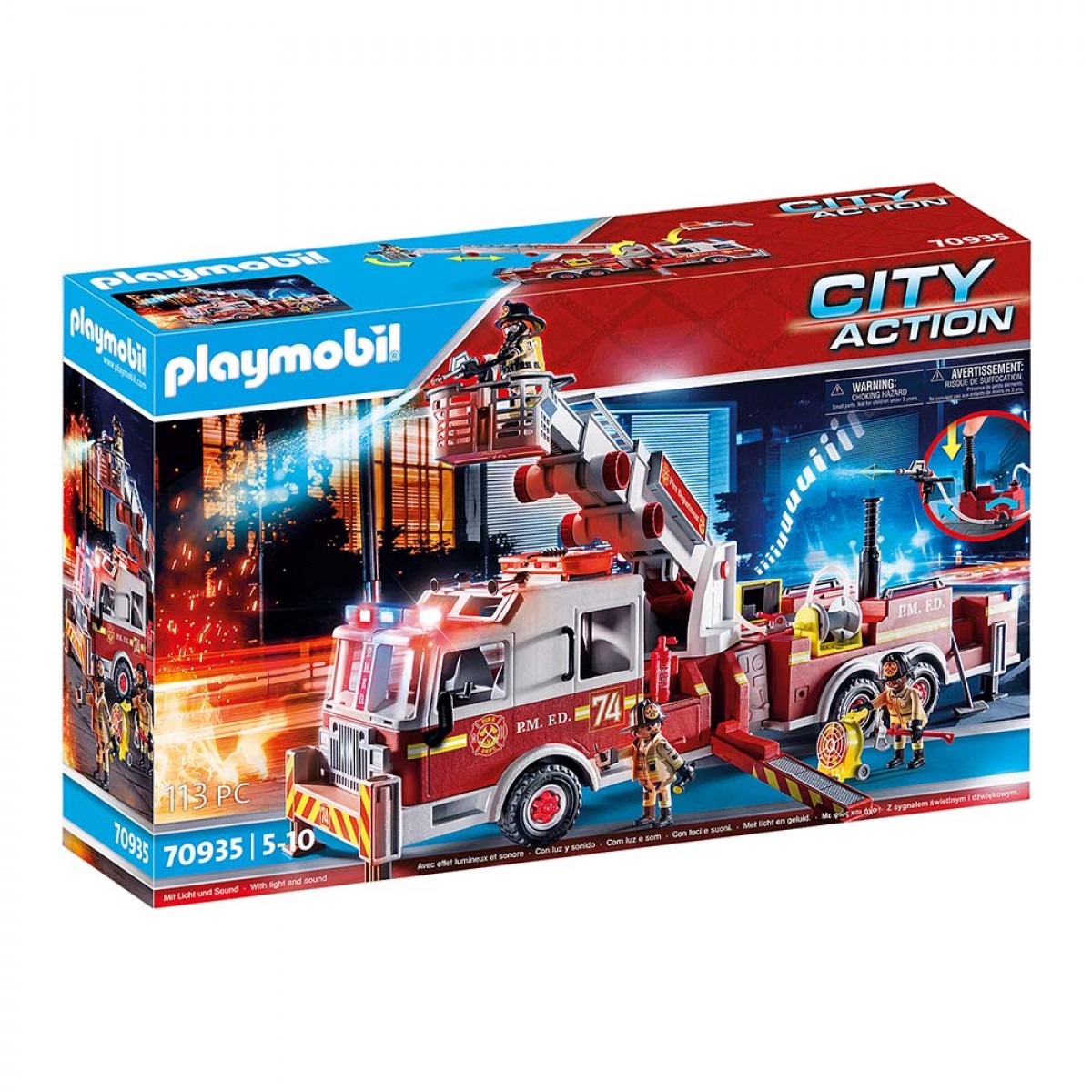 PLAYMOBIL US TOWER LADDER ΠΥΡΟΣΒΕΣΤΙΚΟ ΟΧΗΜΑ ΝΟ 70935 PLAYMOBIL US TOWER LADDER ΠΥΡΟΣΒΕΣΤΙΚΟ ΟΧΗΜΑ ΝΟ 70935