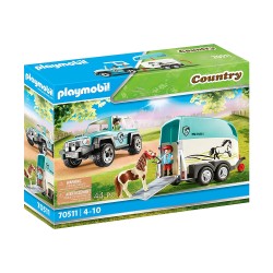 PLAYMOBIL ΟΧΗΜΑ ΜΕ ΤΡΕΙΛΕΡ ΜΕΤΑΦΟΡΑΣ ΠΟΝΥ 70511 PLAYMOBIL ΟΧΗΜΑ ΜΕ ΤΡΕΙΛΕΡ ΜΕΤΑΦΟΡΑΣ ΠΟΝΥ 70511