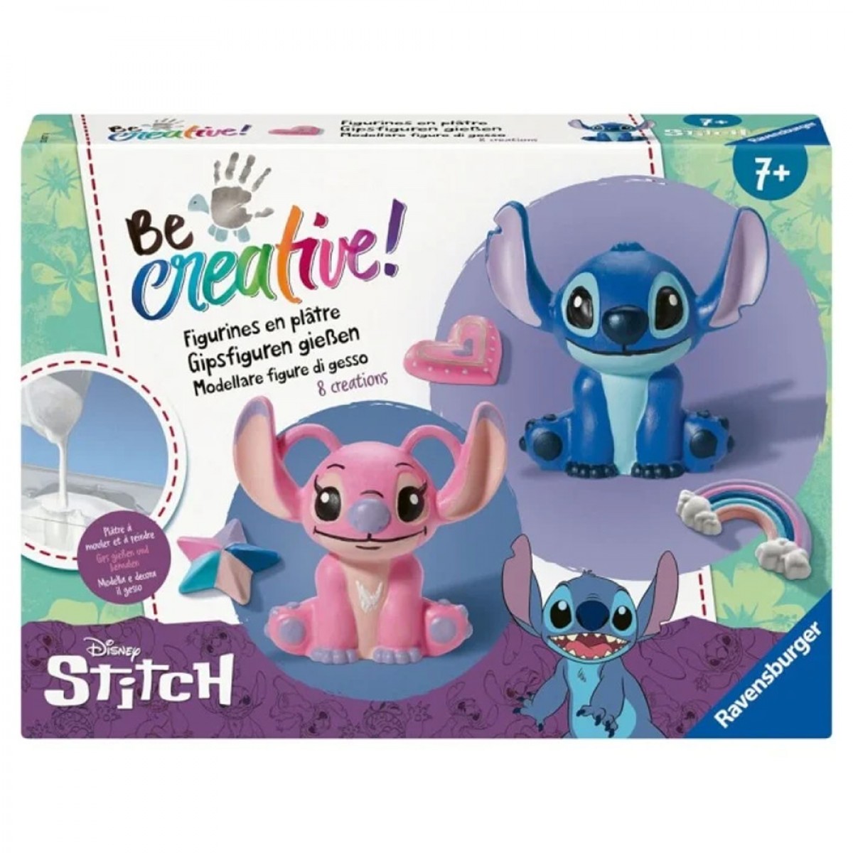 RAVENSBURGER BE CREATIVE! DIY ΦΙΓΟΥΡΕΣ STITCH & ANGEL 23877