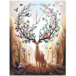 RAVENSBURGER ΠΑΙΧΝΙΔΙ ΚΑΤΑΣΚΕΥΗ CREART CANVAS ΕΛΑΦΙ 23910