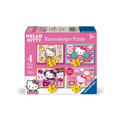 RAVENSBURGER ΠΑΖΛ 4 ΣΕ 1 HELLO KITTY NO 12004158