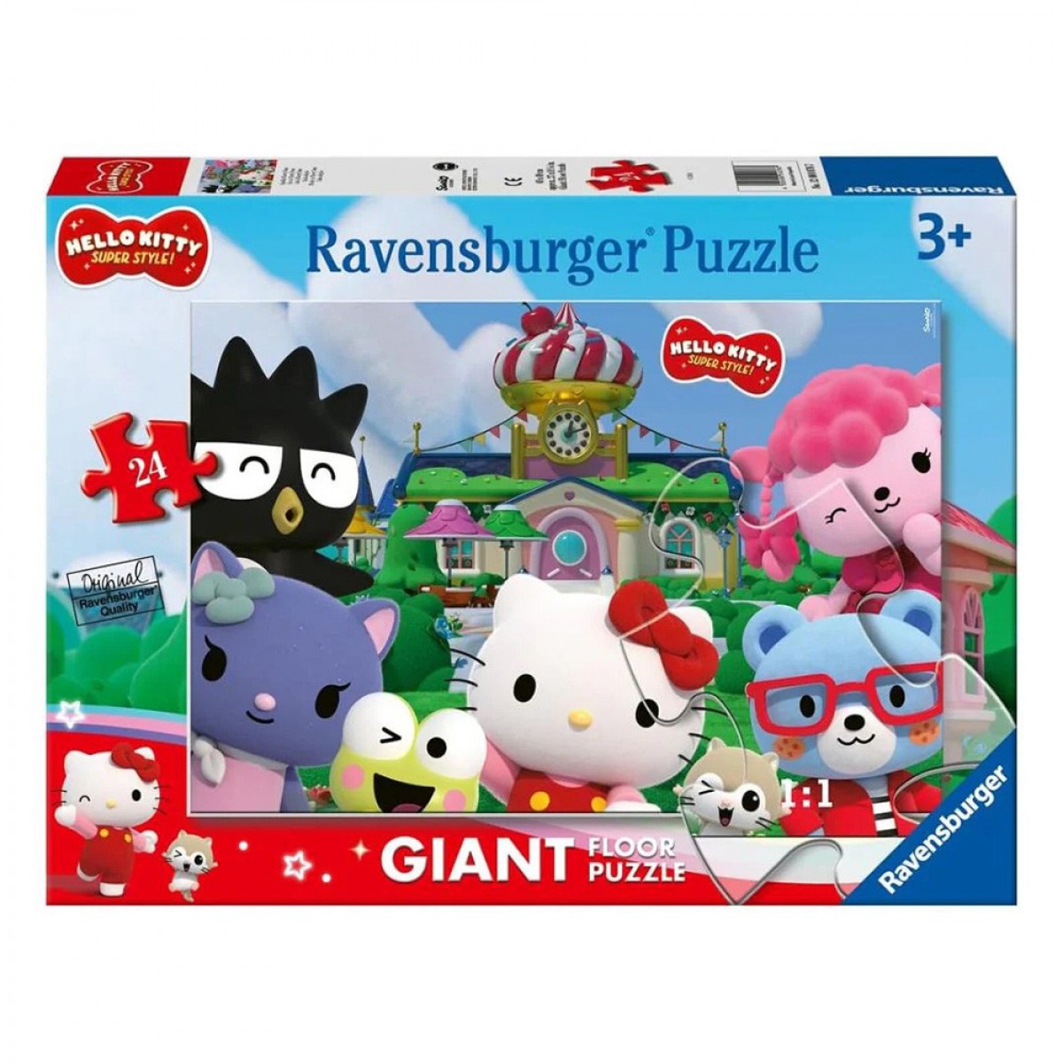 RAVENSBURGER ΠΑΖΛ ΔΑΠΕΔΟΥ 24ΤΕΜ.HELLO KITTY 12004076