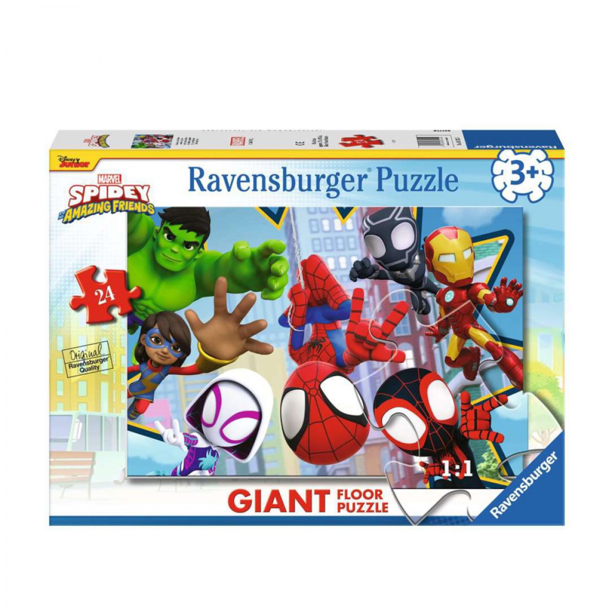 RAVENSBURGER ΠΑΖΛ ΔΑΠΕΔΟΥ 24ΤΕΜ. SPIDEY & FRIENDS 031825