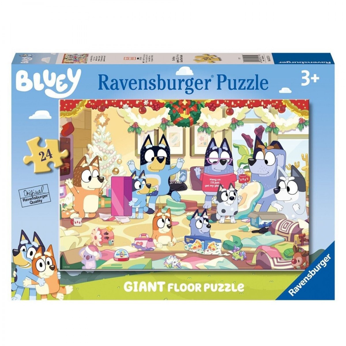 RAVENSBURGER ΠΑΖΛ ΔΑΠΕΔΟΥ 24ΤΕΜ. BLUEY 03171