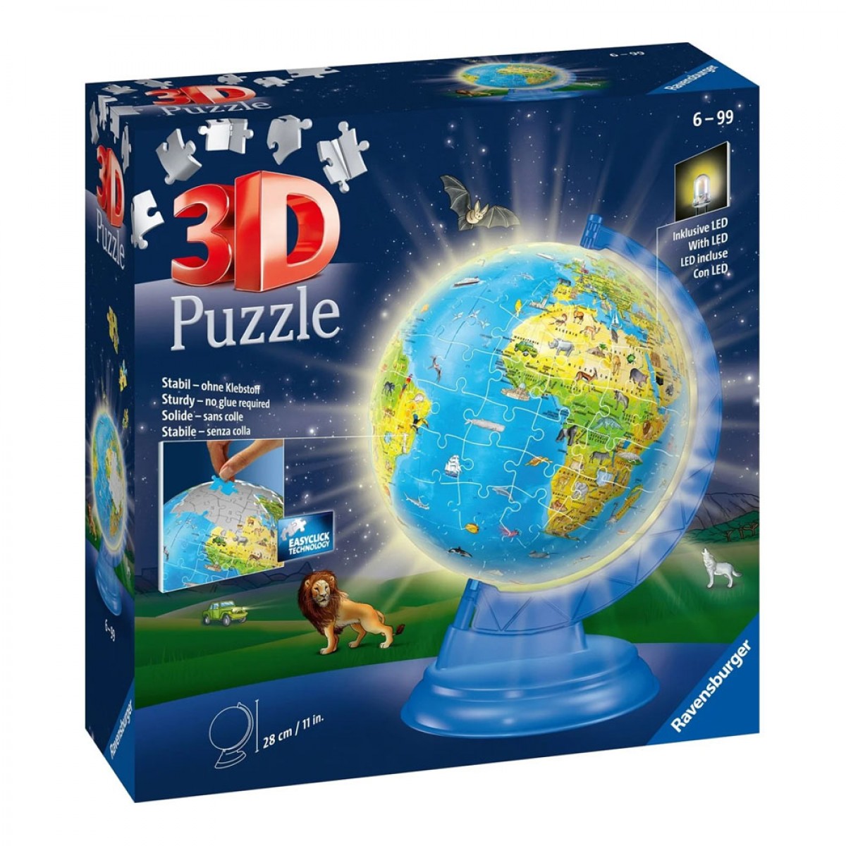 RAVENSBURGER 3D PUZZLE ΥΔΡΟΓΕΙΟΣ ΓΙΑ ΠΑΙΔΙΑ NIGHT EDITION (180 ΤΕΜΑΧΙΑ) 11288 RAVENSBURGER 3D PUZZLE ΥΔΡΟΓΕΙΟΣ ΓΙΑ ΠΑΙΔΙΑ NIGHT EDITION (180 ΤΕΜΑΧΙΑ) 11288