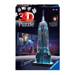 RAVENSBURGER 3D PUZZLE NIGHT EDITION EMPIRE STATE LED 12566 (216 ΤΕΜ.)