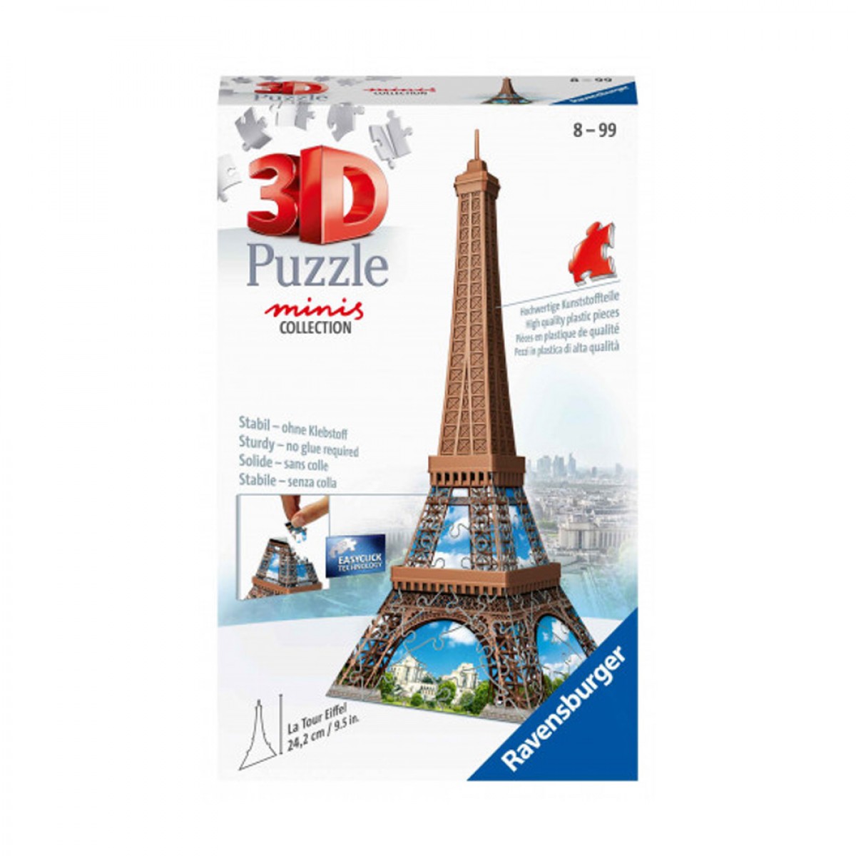 RAVENSBURGER ΠΑΖΛ 3D MINIS 54 ΤΕΜΑΧΙΑ ΠΥΡΓΟΣ ΤΟΥ ΑΙΦΕΛ 12536 RAVENSBURGER ΠΑΖΛ 3D MINIS 54 ΤΕΜΑΧΙΑ ΠΥΡΓΟΣ ΤΟΥ ΑΙΦΕΛ 12536