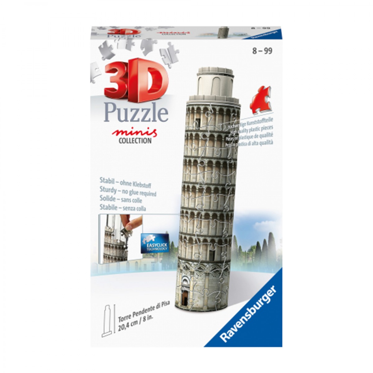 RAVENSBURGER ΠΑΖΛ 3D MINIS ΠΥΡΓΟΣ ΤΗΣ ΠΙΖΑΣ 11247 (54 ΤΕΜ.) RAVENSBURGER ΠΑΖΛ 3D MINIS ΠΥΡΓΟΣ ΤΗΣ ΠΙΖΑΣ 11247 (54 ΤΕΜ.)