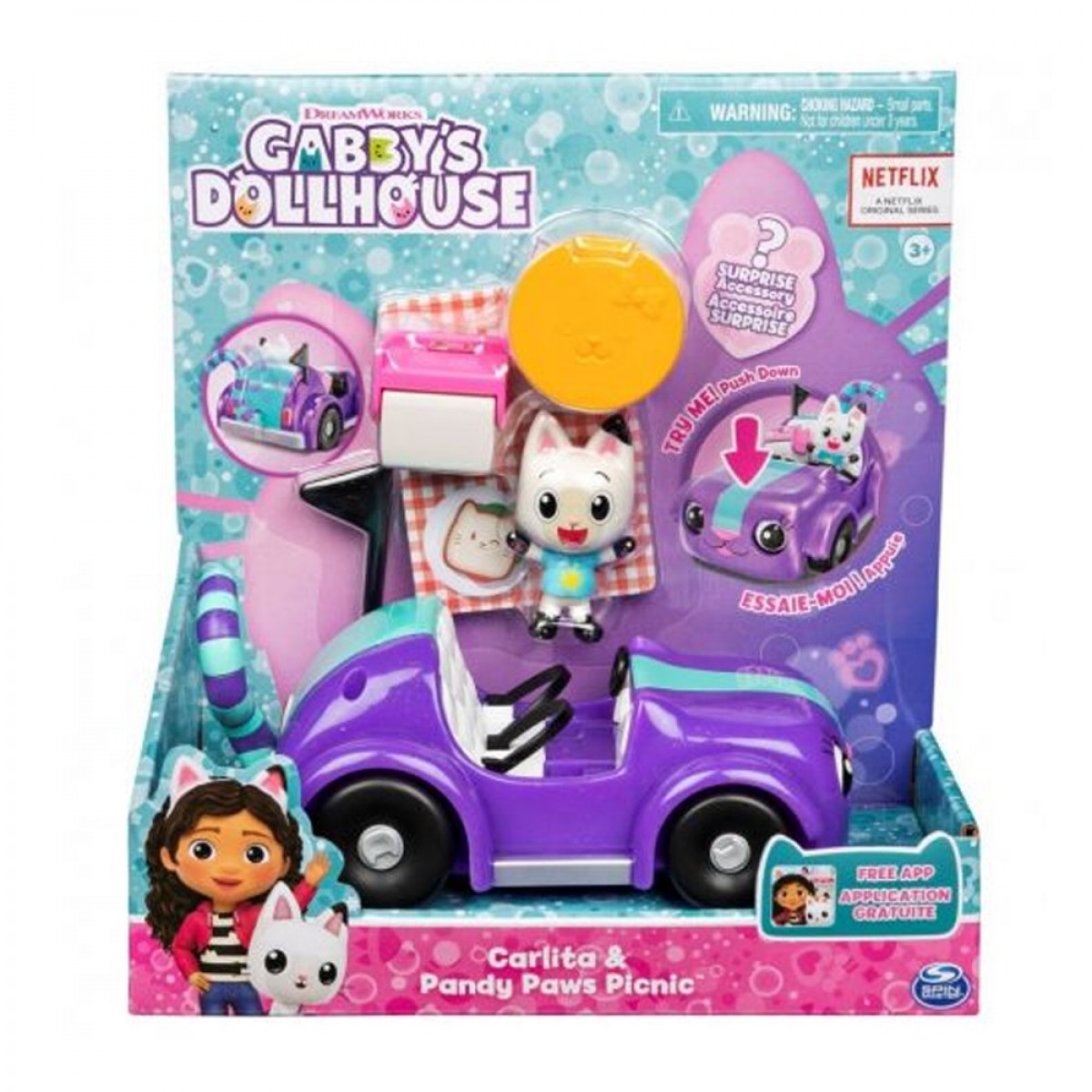 SPIN MASTER GABBY'S DOLLHOYSE: `CARLITA & PANDY PAWS` PICNIC 86779/6062145 SPIN MASTER GABBY'S DOLLHOYSE: `CARLITA & PANDY PAWS` PICNIC 86779/6062145