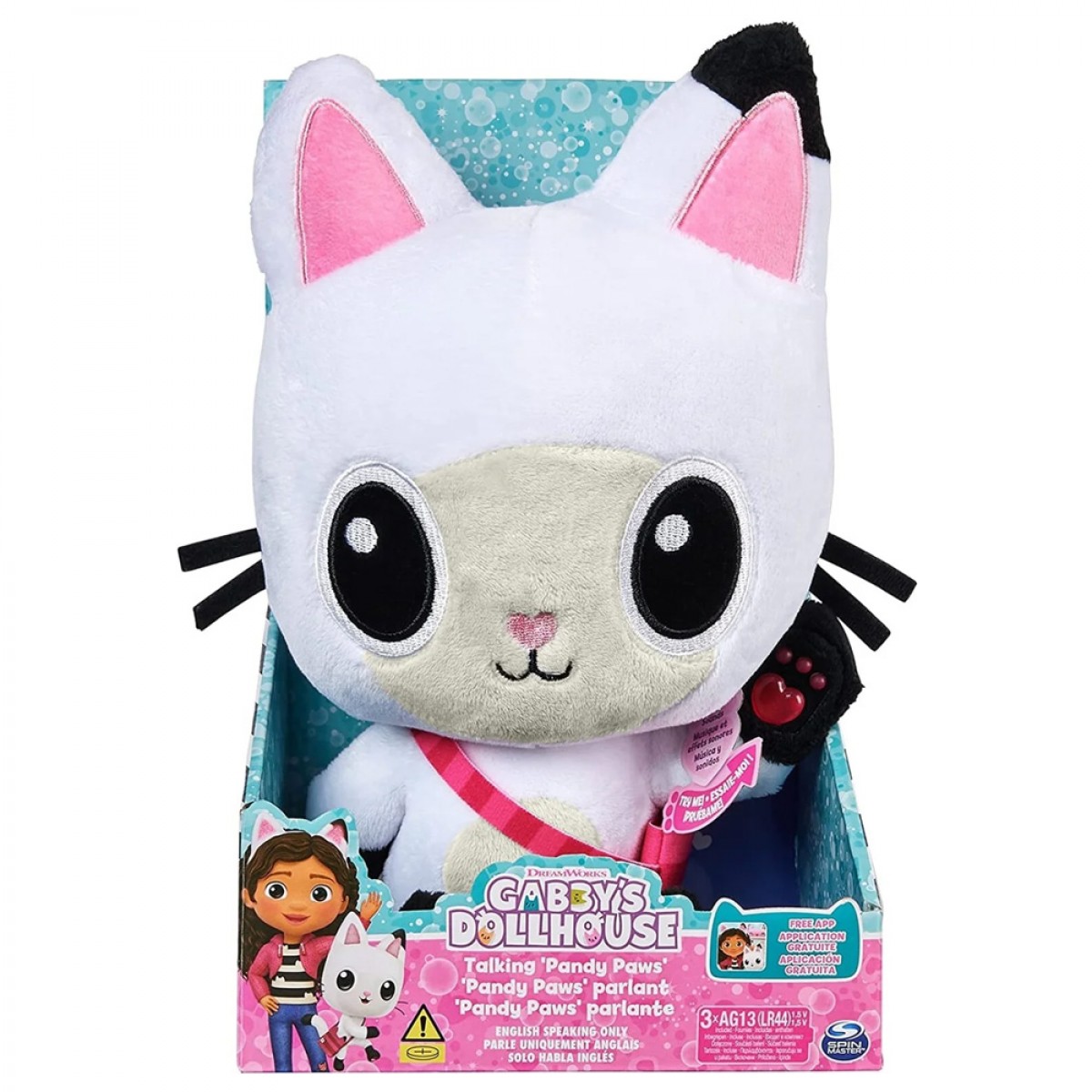 SPIN MASTER GABBY'S DOLLHOUSE: TALKING 'PANDY PAWS' 86780 SPIN MASTER GABBY'S DOLLHOUSE: TALKING 'PANDY PAWS' 86780
