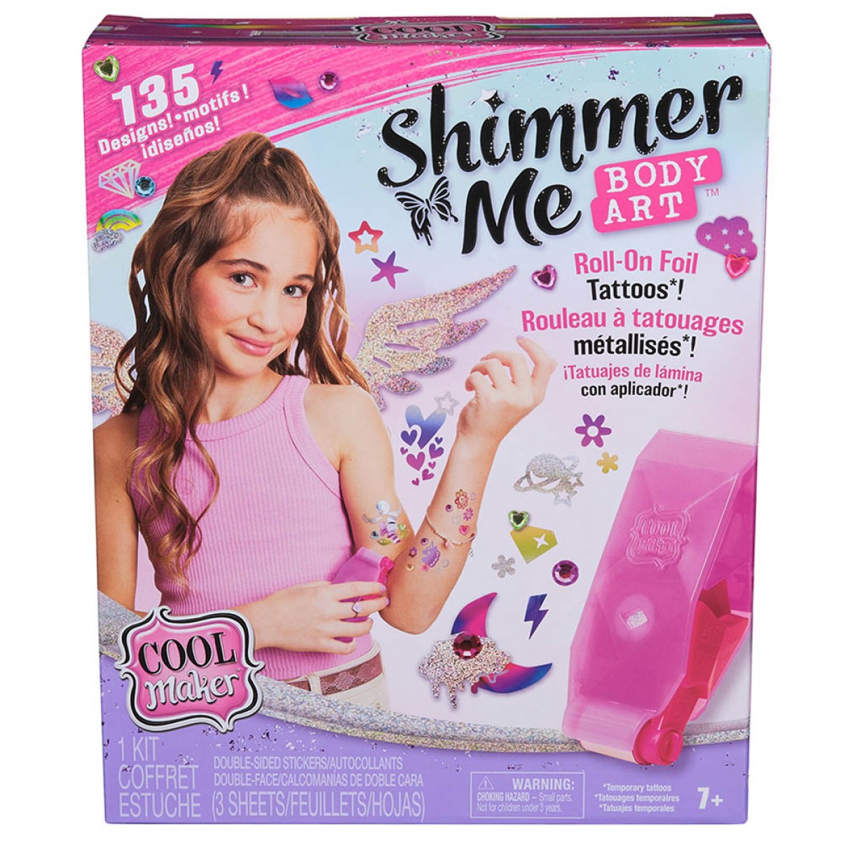 SPIN MASTER SPIN MASTER COOL MAKER: SHIMMER ME-BODY ART NO 6071786 SPIN MASTER SPIN MASTER COOL MAKER: SHIMMER ME-BODY ART NO 6071786