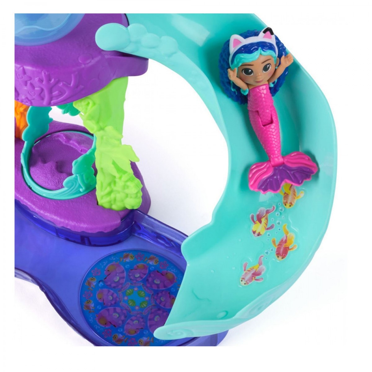 SPIN MASTER SPIN MASTER GABBY`S DOLLHOUSE : THE MOVIE-'MERCAT'S' COLORFUL KITTY AQUARIUM PLAYSET 6074401