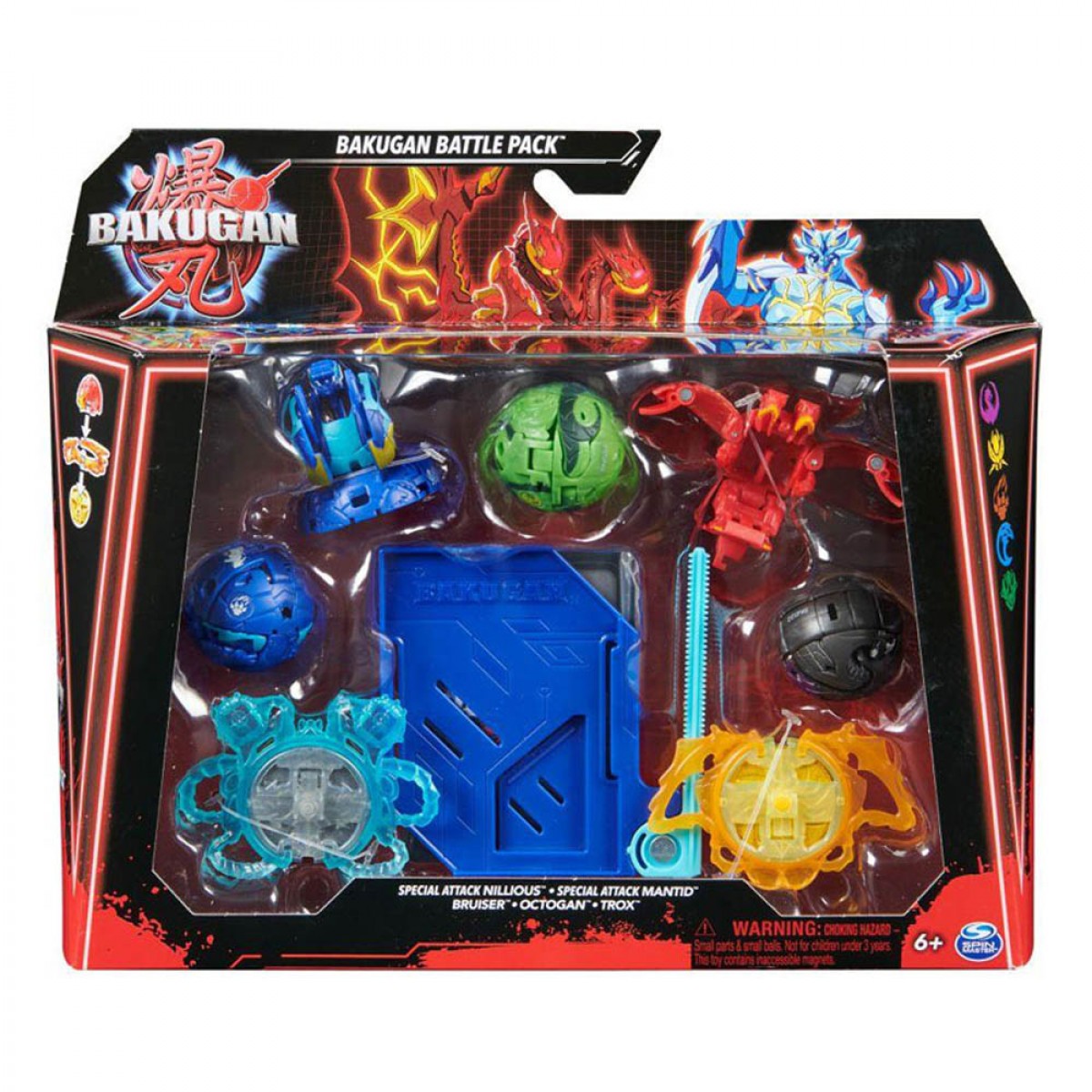 SPIN MASTER BAKUGAN: BATTLE PACK - SPECIAL ATTACK NILLIOUS/MANTID/BRUISER/OCTOGAN/TROX 20142084 SPIN MASTER BAKUGAN: BATTLE PACK - SPECIAL ATTACK NILLIOUS/MANTID/BRUISER/OCTOGAN/TROX 20142084