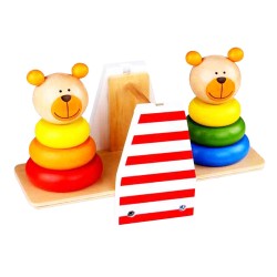 TOOKY TOYS ΞΥΛΙΝΗ ΖΥΓΑΡΙΑ ΑΡΚΟΥΔΑΚΙ ΠΥΡΑΜΙΔΑ TKB499 TOOKY TOYS ΞΥΛΙΝΗ ΖΥΓΑΡΙΑ ΑΡΚΟΥΔΑΚΙ ΠΥΡΑΜΙΔΑ TKB499