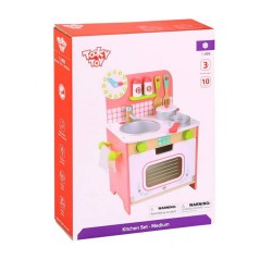 TOOKY TOYS ΞΥΛΙΝΗ ΚΟΥΖΙΝΑ ΜΕ ΑΞΕΣΟΥΑΡ TL055
