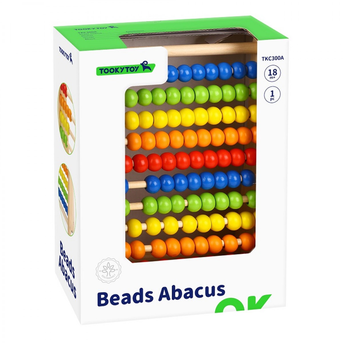 TOOKY TOYS ΞΥΛΙΝΟ ΑΡΙΘΜΗΤΑΡΙΟ ΜΕ ΧΑΝΤΡΕΣ TKC300 TOOKY TOYS ΞΥΛΙΝΟ ΑΡΙΘΜΗΤΑΡΙΟ ΜΕ ΧΑΝΤΡΕΣ TKC300