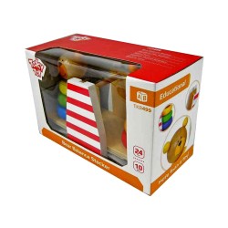 TOOKY TOYS ΞΥΛΙΝΗ ΖΥΓΑΡΙΑ ΑΡΚΟΥΔΑΚΙ ΠΥΡΑΜΙΔΑ TKB499 TOOKY TOYS ΞΥΛΙΝΗ ΖΥΓΑΡΙΑ ΑΡΚΟΥΔΑΚΙ ΠΥΡΑΜΙΔΑ TKB499