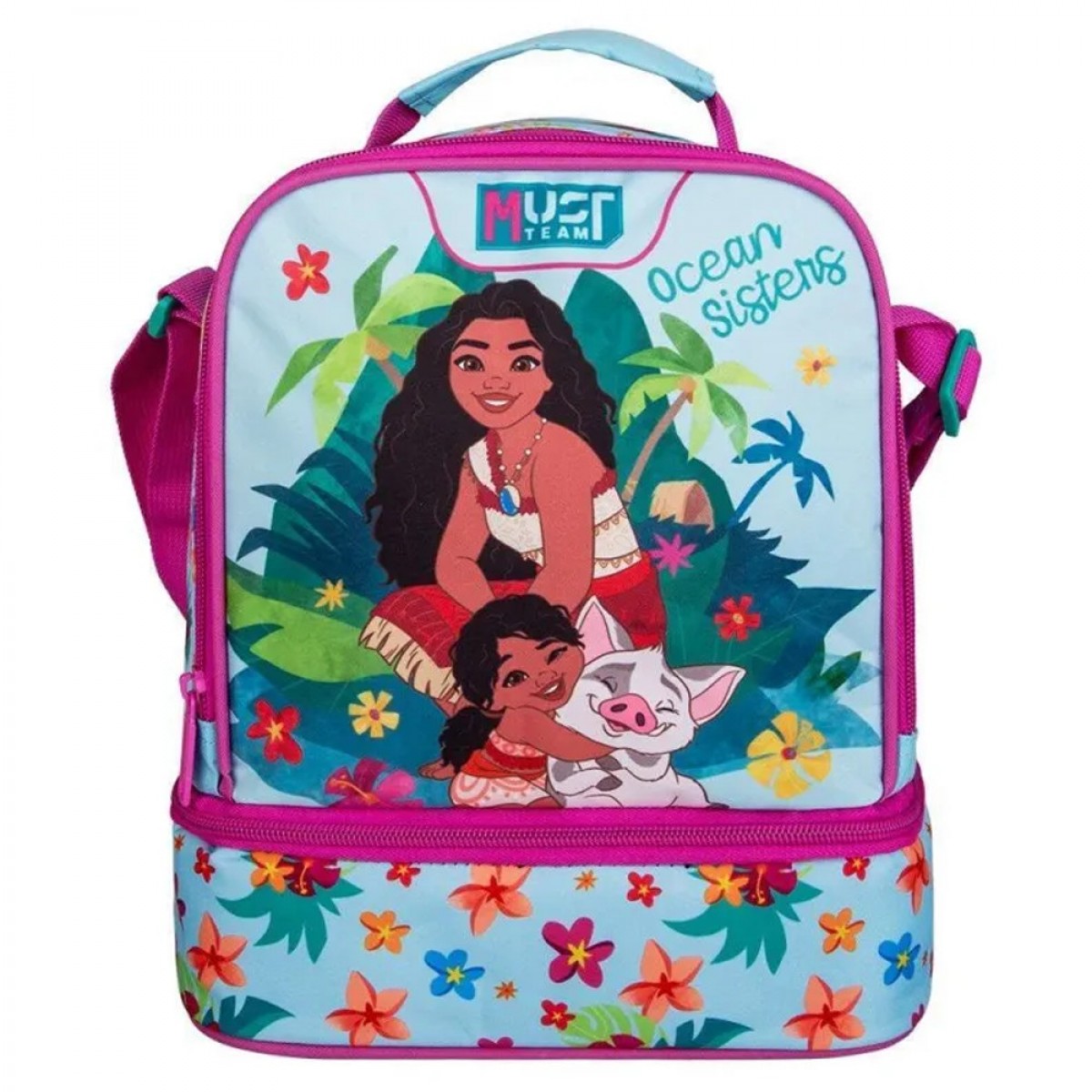 DIAKAKIS ΤΣΑΝΤΑΚΙ ΦΑΓΗΤΟΥ ΙΣΟΘΕΡΜΙΚΟ ΜΕ 2 ΘΗΚΕΣ VAIANA 2 OCEAN SISTERS 565058