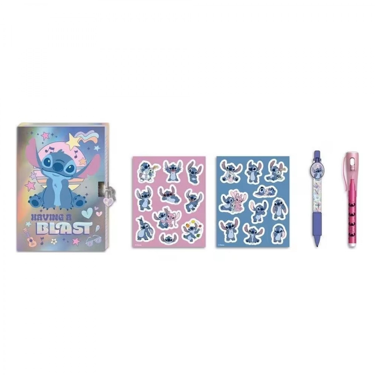 DIAKAKIS ΗΜΕΡΟΛΟΓΙΟ ΜΕ ΚΛΕΙΔΑΡΙΑ, ΜΑΓΙΚΟ ΣΤΥΛΟ ΚΑΙ ΑΥΤΟΚΟΛΛΗΤΑ LILO & STITCH 565264