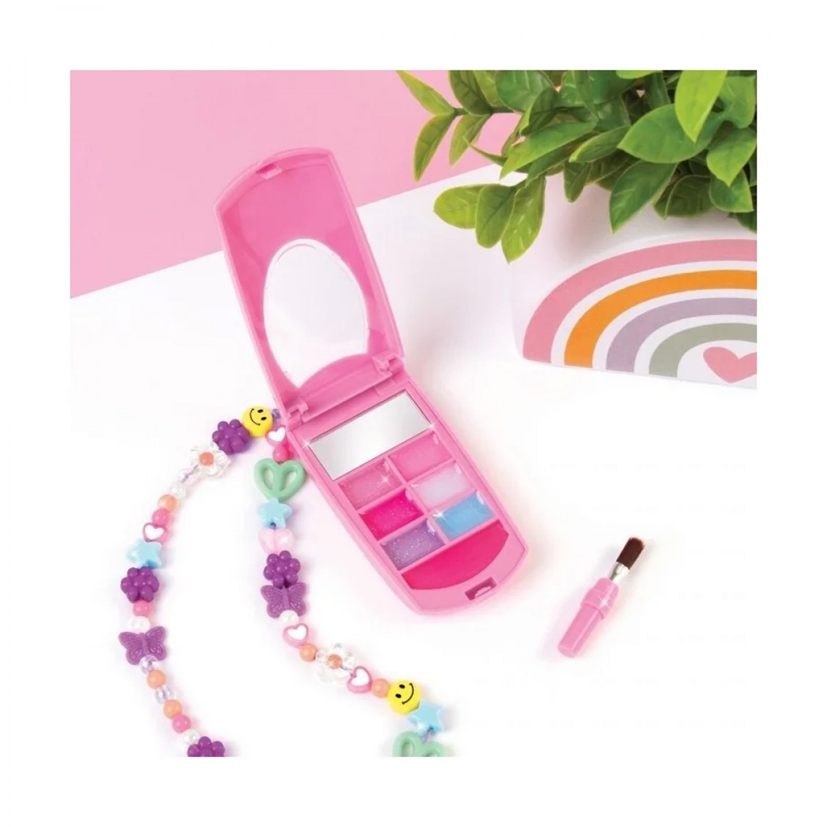 MAKE IT REAL FLIP PHONE LIP GLOSS SET AND DIY LANYARD 2329 MAKE IT REAL FLIP PHONE LIP GLOSS SET AND DIY LANYARD 2329