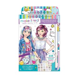 MAKE IT REAL FASHION  DESIGN SKETCHBOOK DIGITAL DREAM 3203 MAKE IT REAL FASHION  DESIGN SKETCHBOOK DIGITAL DREAM 3203