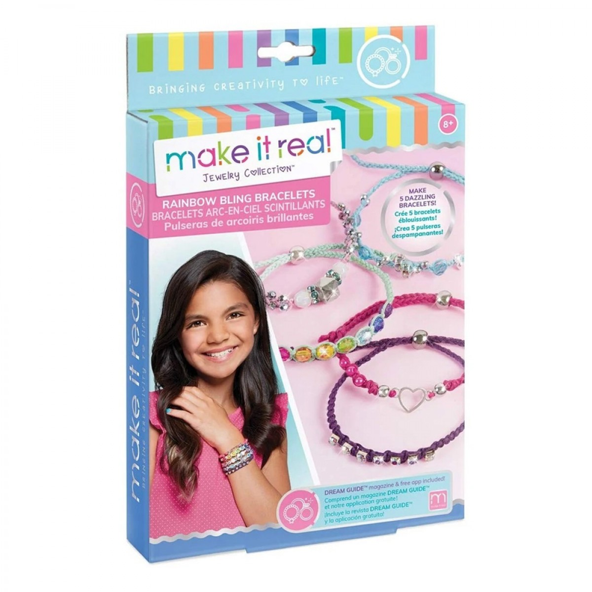 MAKE IT REAL RAINBOW BLING BRACELETS 1206 MAKE IT REAL RAINBOW BLING BRACELETS 1206