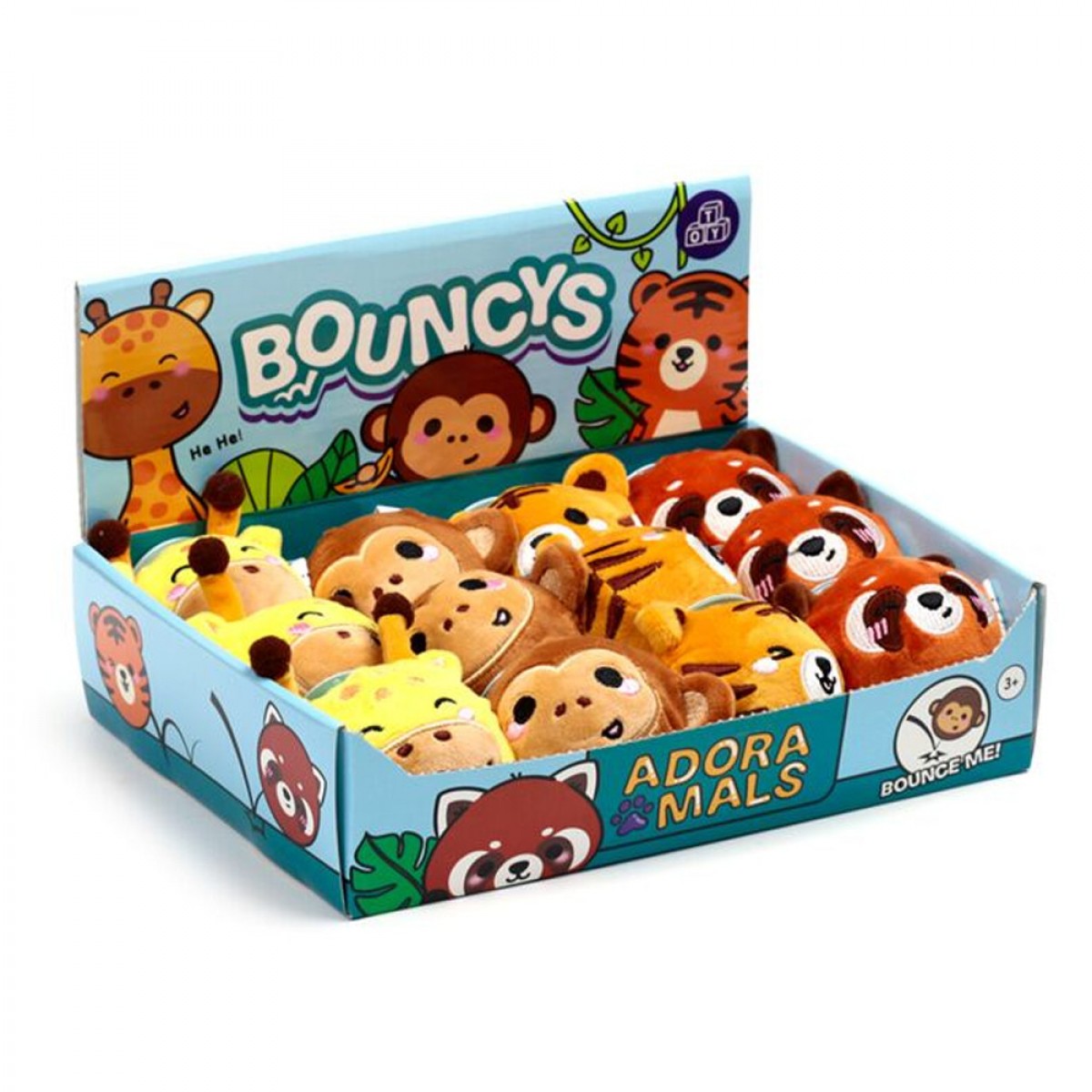 MOSES ADORAMALS WILD HIGH BOUNCE PLUSH BOUNCY BALL 972