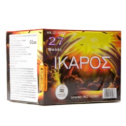 ΗΛΙΟΣ ΠΥΡΟΤΕΧΝΗΜΑΤΑ ΙΚΑΡΟΣ ΠΑΚΕΤΟ ΕΝΑΕΡΙΩΝ ΠΥΡΟΤΕΧΝΗΜΑΤΩΝ HK-27-0002 27 SHOTS ΗΛΙΟΣ ΠΥΡΟΤΕΧΝΗΜΑΤΑ ΙΚΑΡΟΣ ΠΑΚΕΤΟ ΕΝΑΕΡΙΩΝ ΠΥΡΟΤΕΧΝΗΜΑΤΩΝ HK-27-0002 27 SHOTS