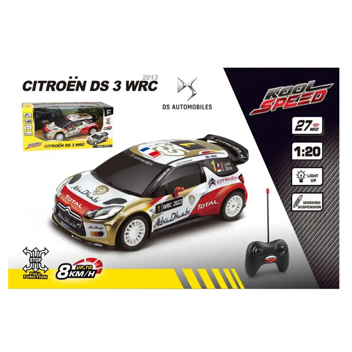 JUST TOYS CITROEN DS 3 WRC 10449