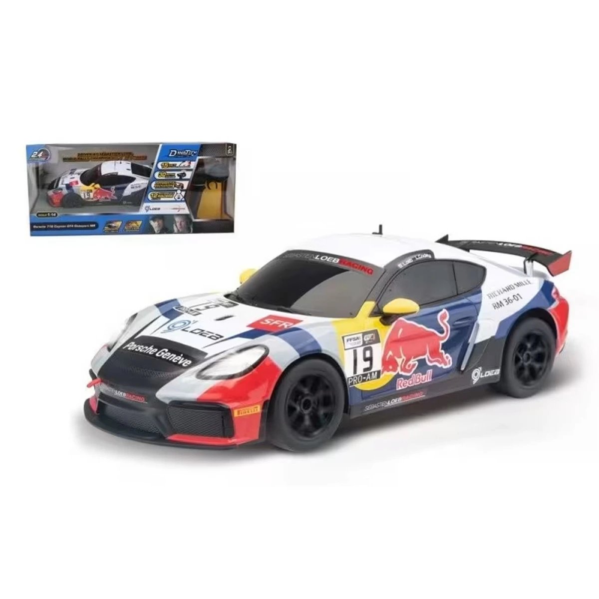JUST TOYS PORSCHE 718 CAYMAN GT4 CLUBSPORT MR (RECHARGEABLE) 10479B