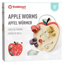 --- TOPBRIGHT ΞΥΛΙΝΟ ΠΑΙΧΝΙΔΙ APPLE WORMS 121123