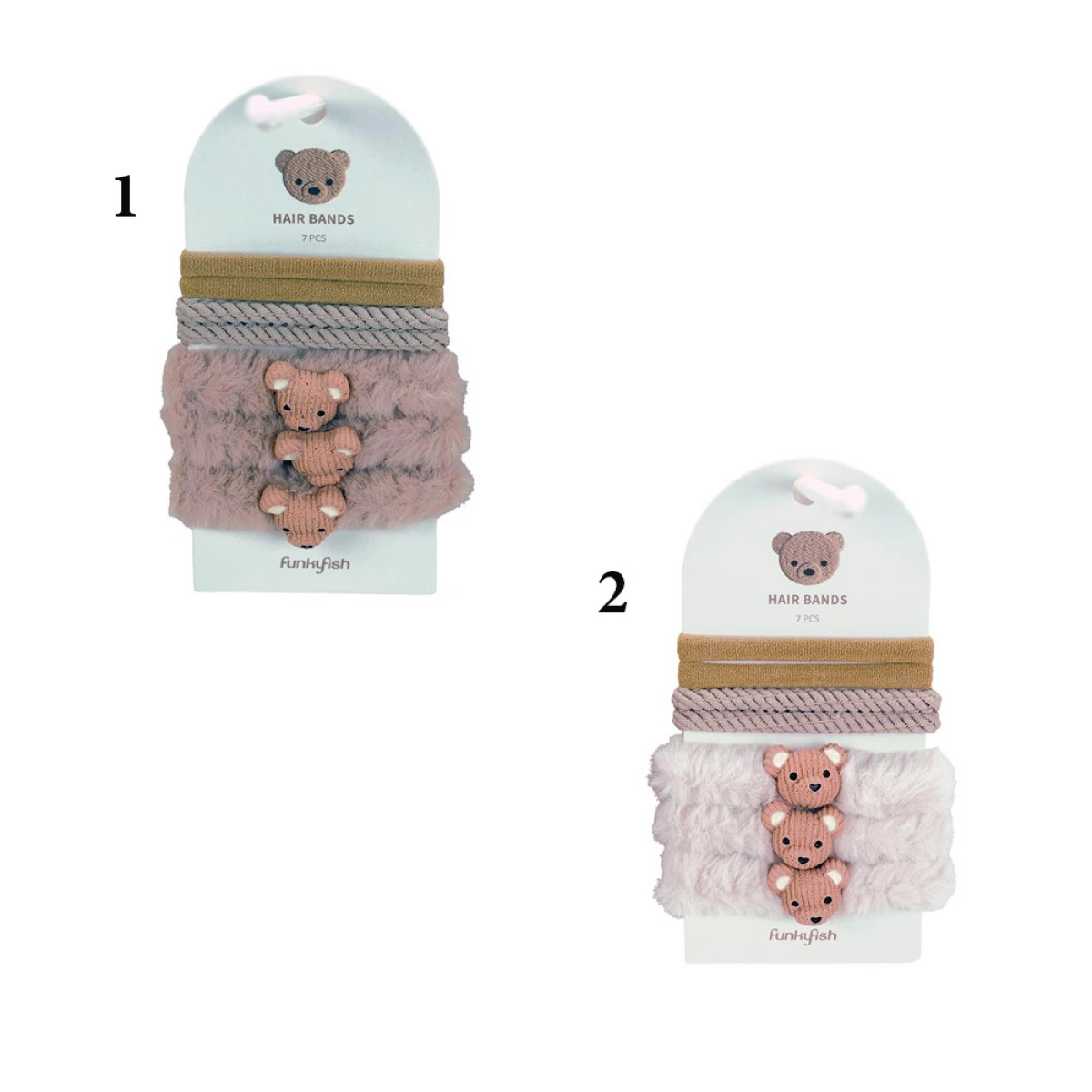 --- FUNKYFISH HAIR ACCESSORIES BEAR 300-30303/300-30304