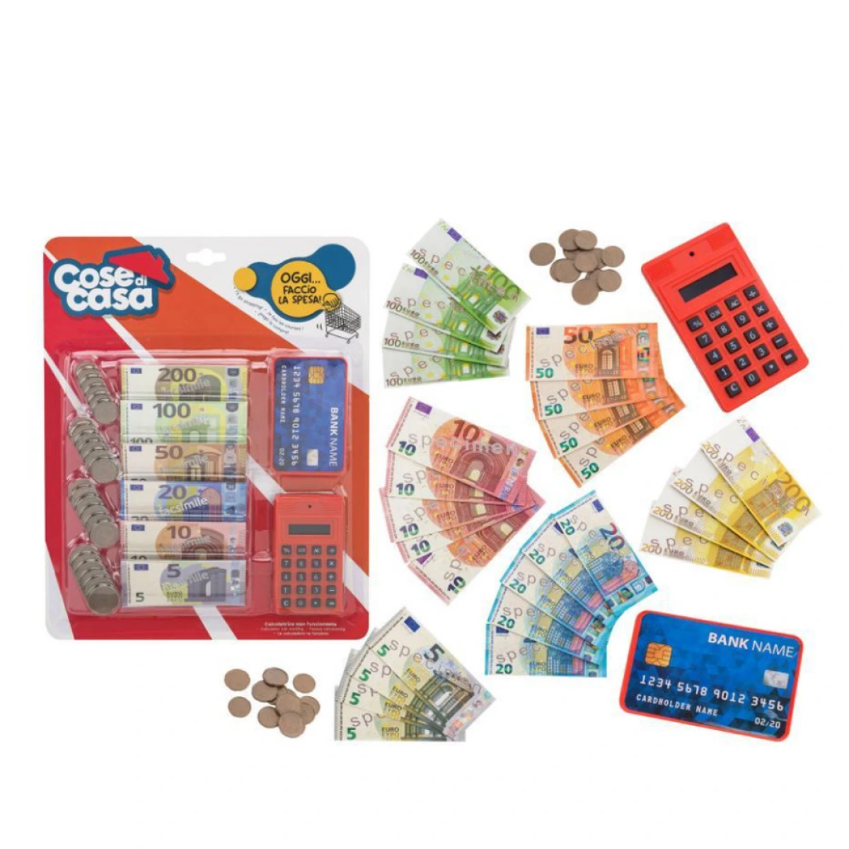 --- W' TOY EURO MARKET - ΣΕΤ ΜΕ ΧΡΗΜΑΤΑ ΠΙΣΤΩΤΙΚΗ ΚΑΡΤΑ & ΑΡΙΘΜΗΤΙΚΗ ΜΗΧΑΝΗ 11178