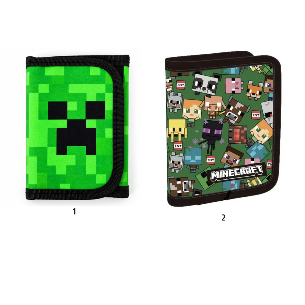 --- ΠΑΙΔΙΚΟ ΠΟΡΤΟΦΟΛΙ ΠΡΑΣΙΝΟ MINECRAFT 2 ΣΧΕΔΙΑ 280699/281699