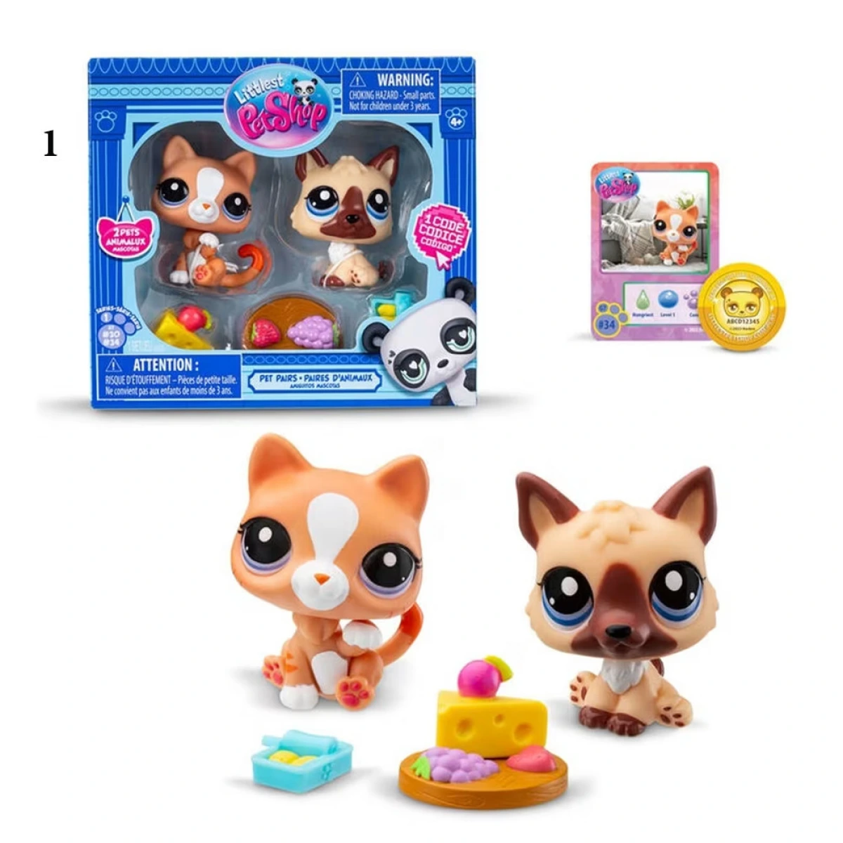 --- LITTLEST PETSHOP ΦΙΓΟΥΡΕΣ 2 ΤΕΜ.W1 (8 ΣΧΕΔΙΑ) BF000525-W1