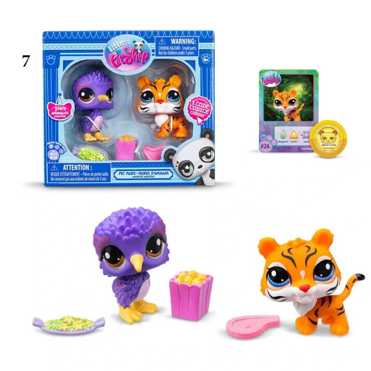 --- LITTLEST PETSHOP ΦΙΓΟΥΡΕΣ 2 ΤΕΜ.W1 (8 ΣΧΕΔΙΑ) BF000525-W1