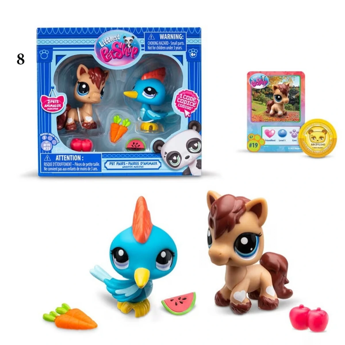 --- LITTLEST PETSHOP ΦΙΓΟΥΡΕΣ 2 ΤΕΜ.W1 (8 ΣΧΕΔΙΑ) BF000525-W1