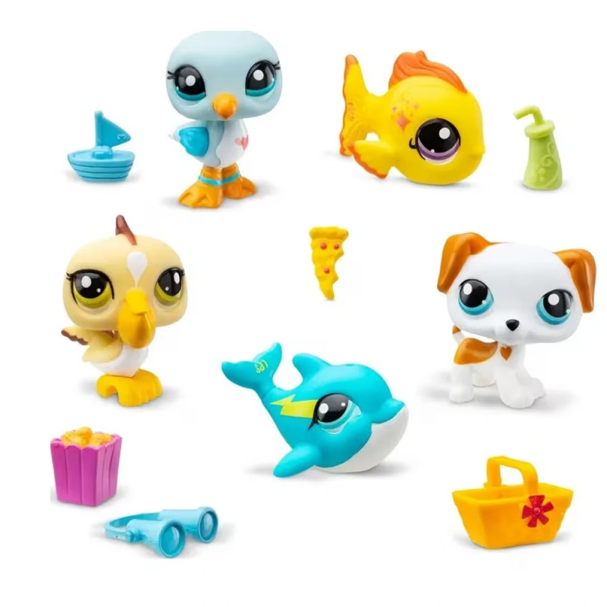 --- LITTLEST PETSHOP ΦΙΓΟΥΡΕΣ 5ΤΕΜ. ΠΑΡΑΛΙΑ BF000517
