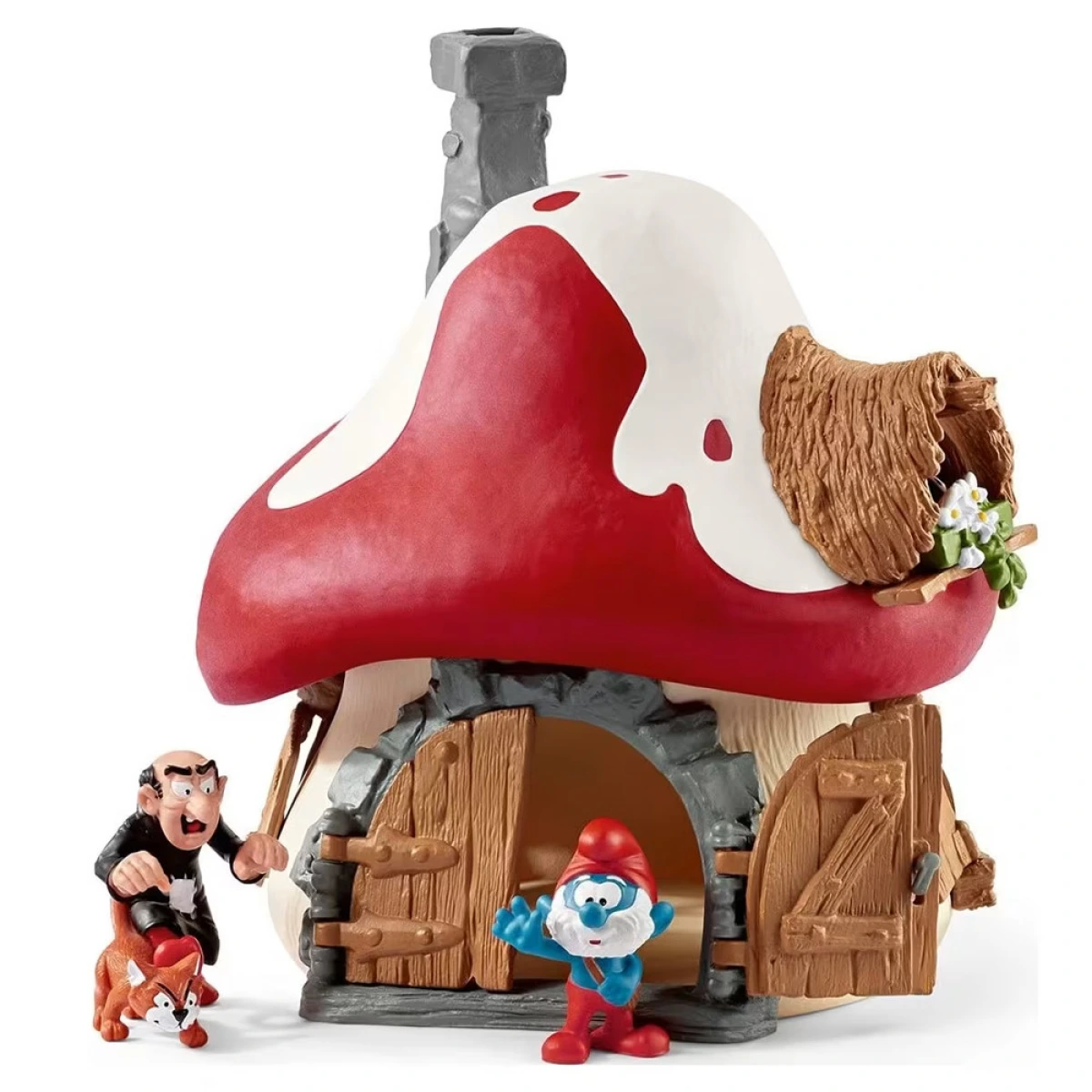 --- SCHLEICH SMURFS: ΣΤΡΟΥΜΦΟΣΠΙΤΟ ΜΕ ΔΥΟ ΜΙΝΙΑΤΟΥΡΕΣ SCH20803