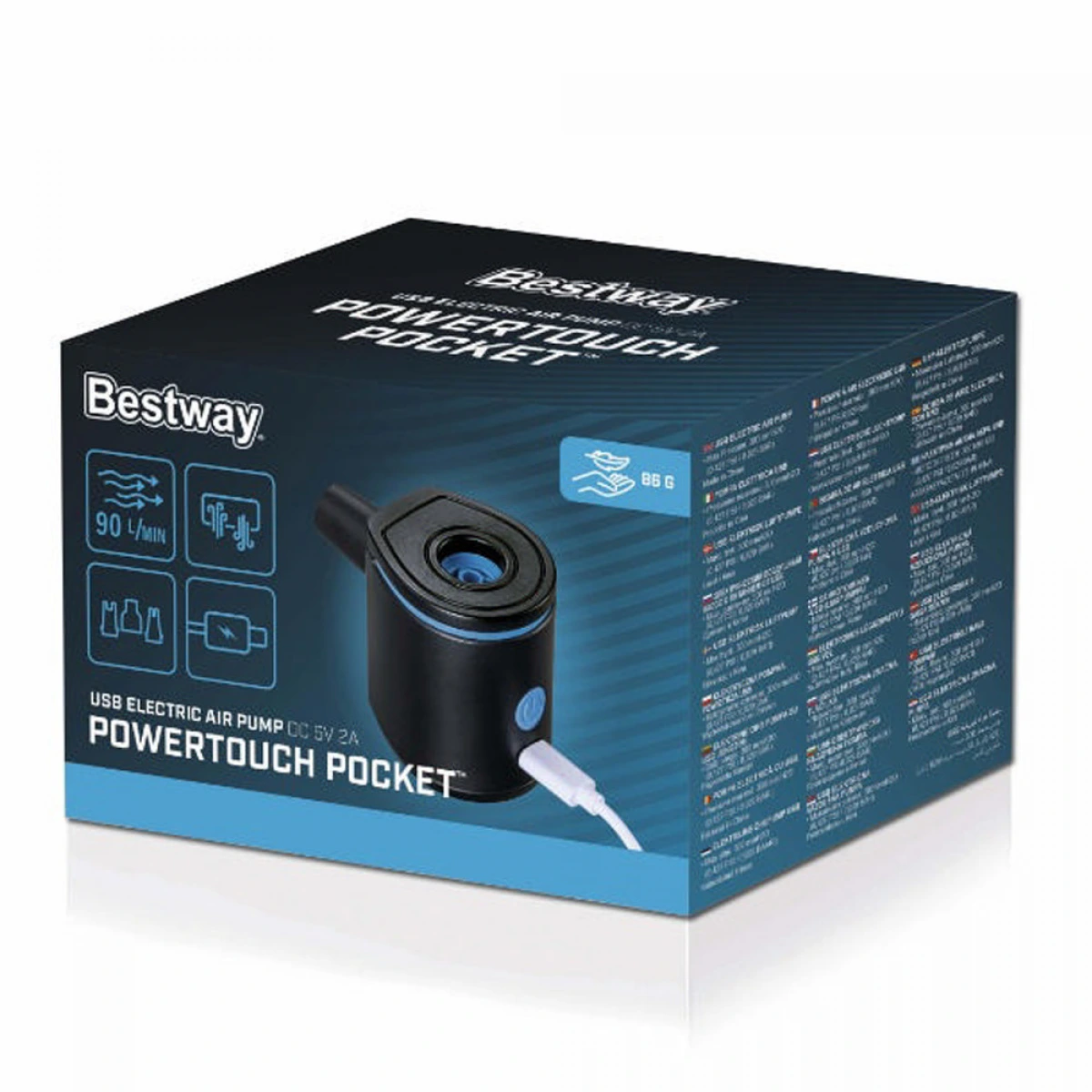 BESTWAY ΤΡΟΜΠΑ ΜΕ USB 62289