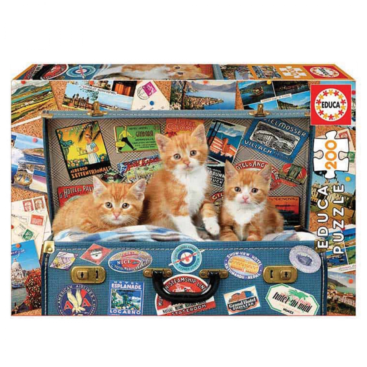 EDUCA ΠΑΖΛ TRAVELLING KITTENS 18065 (200ΤΕΜ.)
