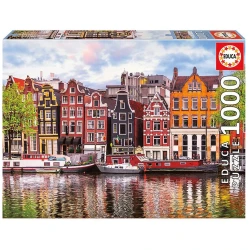 EDUCA PUZZLE DANCING HOUSES AMSTERDAM 18458 (1000PCS)