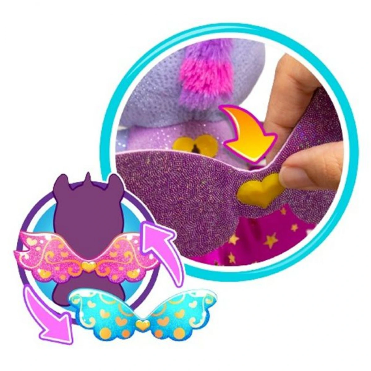 --- ΜΕΣΑΙΟ ΑΥΓΟ BABY GEMMY ROYAL WINGS SERIES 1 GD034 (6 ΣΧΕΔΙΑ)