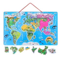 50/50 GAMES ΜΑΓΝΗΤΙΚΟ PUZZLE ΧΑΡΤΗΣ ΚΟΣΜΟΥ 505114